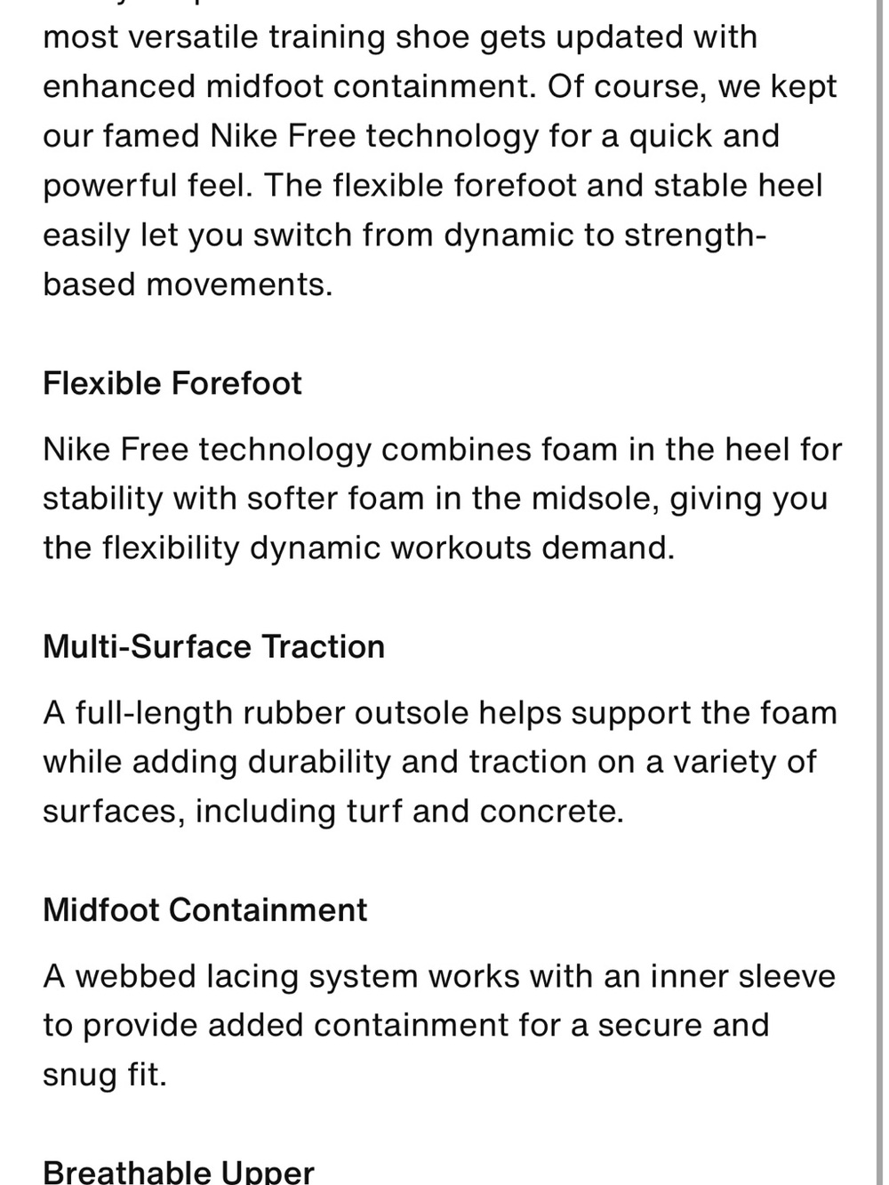 Nike free Metcon 7 - Picture 3 of 4